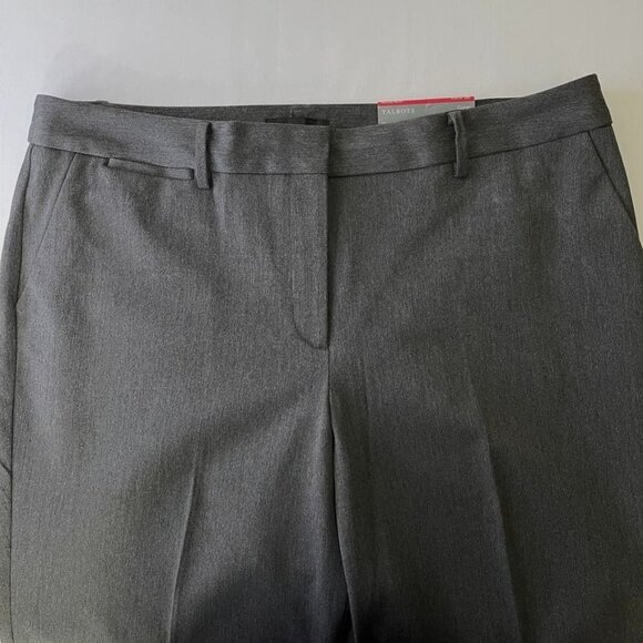 Talbots Barely Boot Pants Size 18 Grey Curvy Slacks Trousers New With Tags - Picture 3 of 13